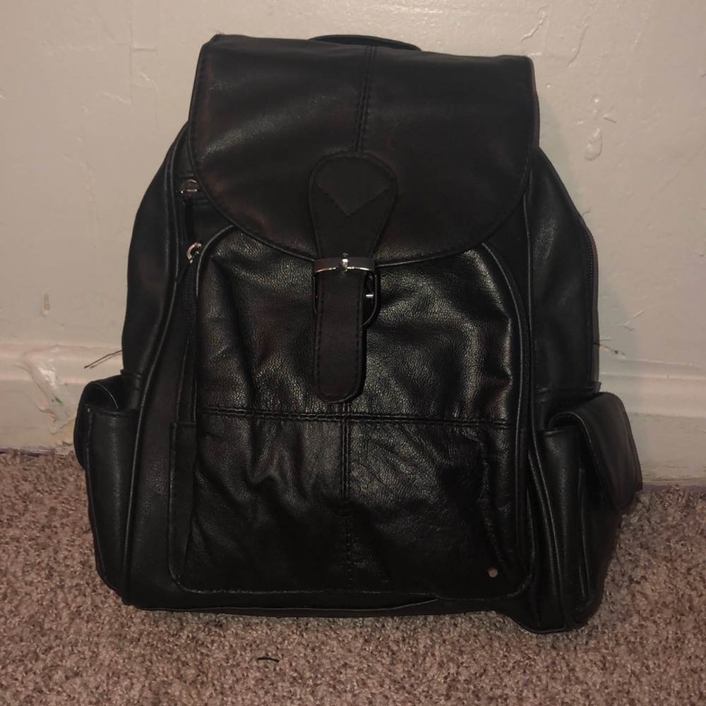 Mini Leather Backpack